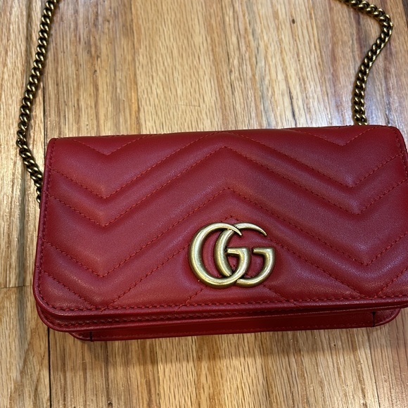 Gucci marmont red bag - Picture 2 of 13